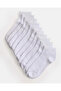 Boys White Ankle Length Socks Pack Of 10