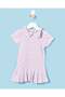 Infant Girls Lilac Heart Print Dress