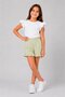 Ruffled Girls' Shorts with Elastic Waist 30603 - 3