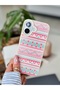 iPhone 17 Compatible Printed Turquoise Pink Design Protective Flexible Silicone Case - 2