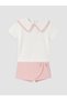 Alita City Girl's T-Shirt and Shorts Set with Difference in Color - 3