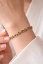 Tulip Bracelet Tulip Flower Steel Bracelet with Zircon Stone Tulip Wrapped Bracelet - 3