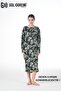 25246 Women's Long Sleeve Buttoned Lycra Viscose Casual Dress Mixed Pattern Will Be Sent - 2