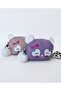 Girl's Shoulder/Crossbody Bag with Figure, Pom-Pom and Patterned Straps - 4