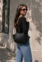 Women's Double Handle Zippered Mini Tote Bag - 4