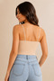 Women's 95% Cotton Strapless Padded 6-Piece Basic Undershirt - Flexible & Comfortable 6-Piece Bra Singlet - 7