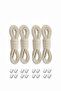 90 cm Metal Clip Elastic Laces |   4 Pairs