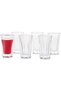 Clear Acrylic Shot Glasses, Set of 6, Unbreakable, Shatterproof, Dishwasher Safe (30ml)