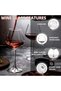 6 Pcs Hand blown Italian-style Crystal Burgundy Wine glasses, 20 Oz Premium Crystal Glass - 4