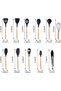 19-Piece Silicone Kitchen Utensil Set – Heat-Resistant Cooking Tools with Wooden Handles - Nonstick & BPA-Free Stainless Steel Kitchen Utensil Set with Holder - 3