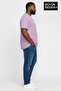 Big Size Men's Basic T-Shirt - Cotton Plain T-Shirt 3Xl-6Xl Spr26Bts510 - 3