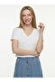 Regular Fit White Women's T-Shirt Lf2043568