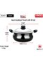 Hard Anodized Handi with Lid- Medium, 5 Ltr Non - Induction - 7