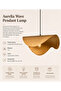 Waveform Bronze Pendant Lamp - 3