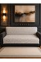 Ziza Sofa Cover 100% Cotton Fringed Double-Sided 170X210 Size Bohemian Sofa Bed Chair Cover Sitting and Back Area - 2