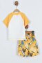 New Season Cute Character Printed Two-Piece Diving Fabric -Uv Protected-Boy'S-Shorts-Swimsuit - 4