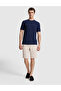 Beige Slim Fit Woven Shorts 50321831-Vr011
