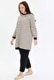 Two Thread Striped Basic Women's Tunic - 5