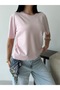 Premium Viscose Crew Neck Comfortable Fit Short Sleeve Flexible Summer Knitwear Blouse - 7