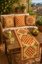 Amalfi Lemon Mediterranean Concept 3-Piece Decorative Throw Pillow Cover and Runner Set