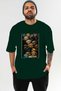 For Dog Lovers Green Oversize T-Shirt with 30 Pre-Printed Dog Images 100% Cotton Unisex Dog Lover Premium Design - 2