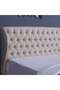 PLUTO HEADBOARD CHANEL BEIGE L-150 : H-125 CM - 2