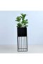 Norman Metal Planter Black D15x41cm