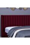 VENUS HEADBOARD VELVET MAROON L-200 : H-125 CM