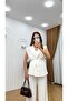Double Breasted Linen Set - 2