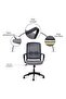 Latik Office Medium Back Chair Mesh Fabric - Grey - 5