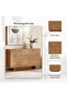 Ahweri Shoe Rack 16 Pairs With 3 Door Veneer - Beige - 5