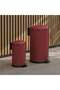 Daily Soft Close Metal Pedal Bin 32x25.8x41.5cm 12l- Burgundy - 2