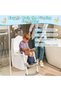 Potty Training Seat with Anti-Slip Step Ladder, Toddler Step Stool Toddler Seat for Kids, Baby Toilet Potty Chair for Boys & Girls - 5