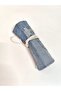 Light Blue Denim Roll-Up Brush Holder Pen Holder - 3