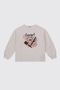 Girl's Ecru Sweatshirt