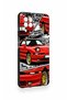 Samsung A22 Compatible Red Supra Patterned Silicone Case - 2