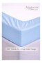 3-Piece Striped Microfiber Fitted Sheet Set Large Single 120x200cm – Soft Elastic Deep Pocket - 3