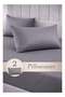 3-Piece Striped Microfiber Fitted Sheet Set Large Single 120x200cm – Grey - 5