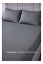 3-Piece Striped Microfiber Fitted Sheet Set Queen 150x200cm – Soft Elastic Deep Pocket 17cm Bedsheet - 4