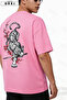 Tiger's Sword Printed Large Size Unisex T-Shirt Pantalon Tracksuit Set - 3