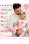 100% Cotton Watermelon Patterned Baby Girl Set Body Pants Set 0-3 Months 3-6 Months 6-9 Months - 7