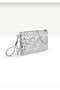 Women's Star Embroidered Chain Strap Portfolio Bag - 3