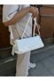 Women's New Season Daily Crossbody Bag with Adjustable Strap, Stylish Design, Baguette Hand and Shoulder Bag - 4