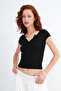 Buttoned Basic T-Shirt P0456 - 5