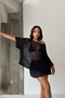    قارب الرقبة بلوزة مخرمة - 3