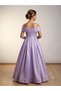 Boat Neckline Stone Detailed Special Occasion Girl's Evening Dress - 3