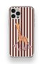Cute Giraffe Patterned Transparent Phone Case Compatible with iPhone 12 Pro