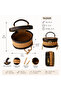 Women's Straw Handbag and Wide Brim Straw Hat Set Premium Summer Collection - 3
