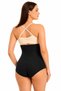 Women's Seamless Laser Cut High Waist Gathering Slip Corset - 2