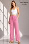 Intive Cool Comfort Muslin/Waffle Fabric Non-See-Through Cotton Breathable Textured Summer Pants